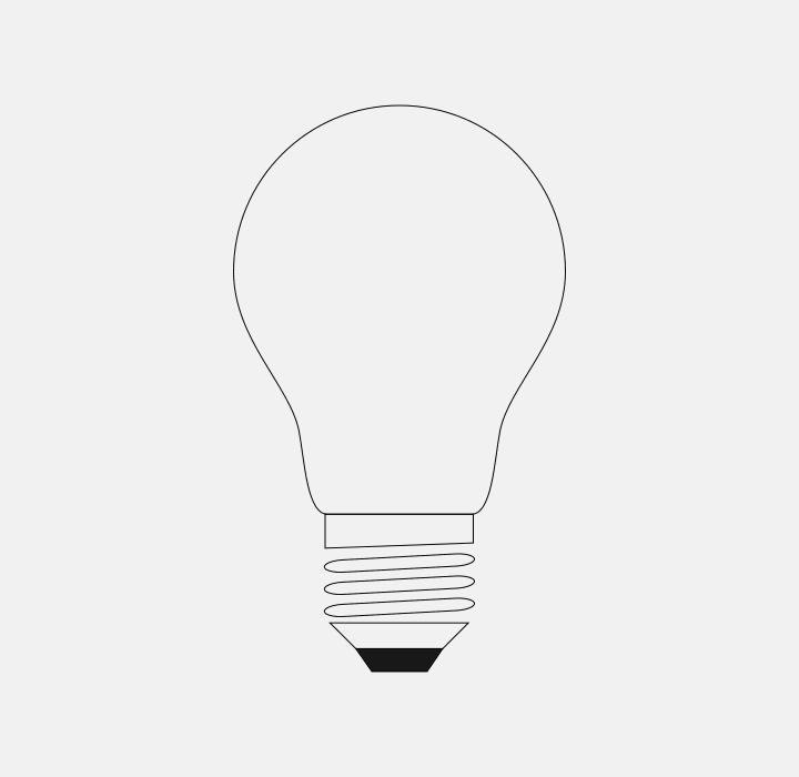 How To Draw A Flat Single Color Light Bulb Icon In Inkscape