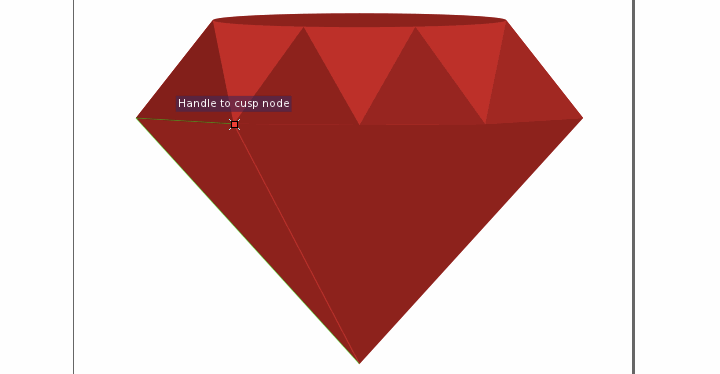 Ruby Space Triangle